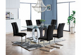 D1628DT Dining Table BLACK Chair