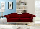 Lips Velvet Sofa