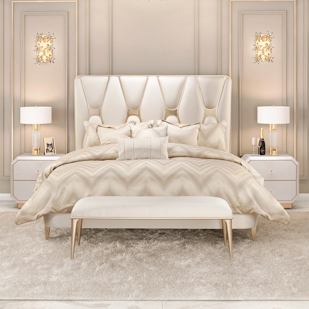 La Rachelle 2-Drawer Nightstand