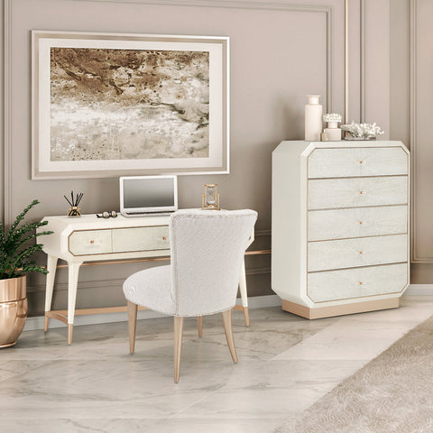 La Rachelle Vanity with Mirror & Chair
