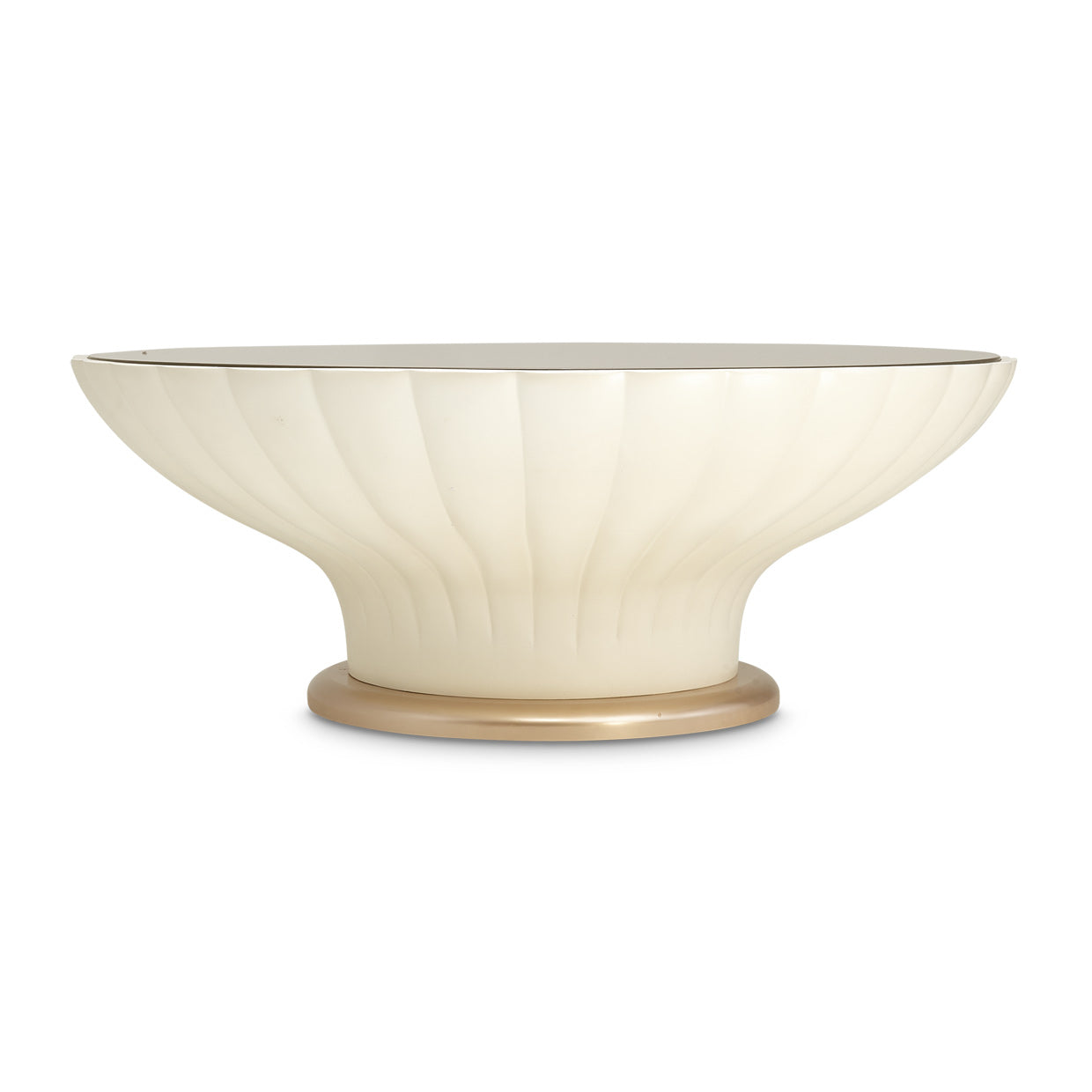 La Rachelle Round Scalloped Cocktail Table