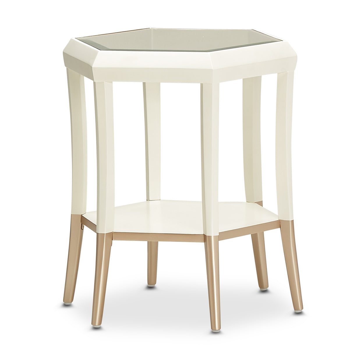 La Rachelle Hexagon End Table