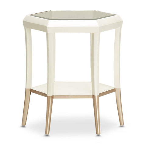 La Rachelle Hexagon End Table