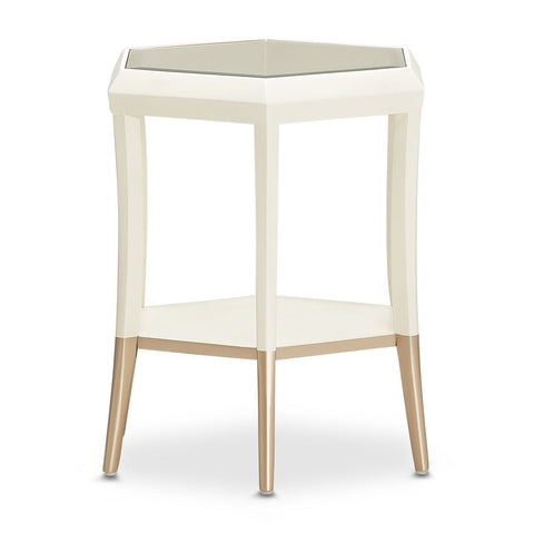 La Rachelle Hexagon End Table