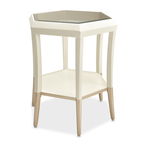 La Rachelle Hexagon End Table