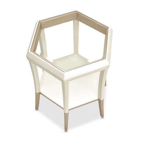 La Rachelle Hexagon End Table