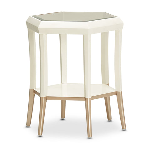 La Rachelle Hexagon End Table