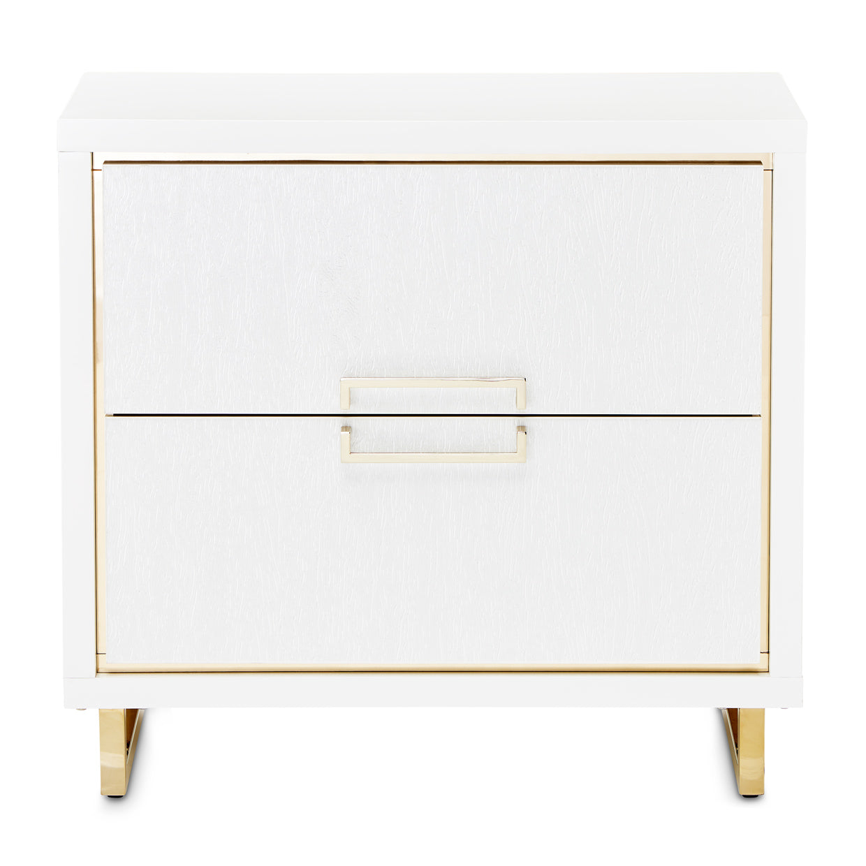 Palm Gate Nightstand Cloud White