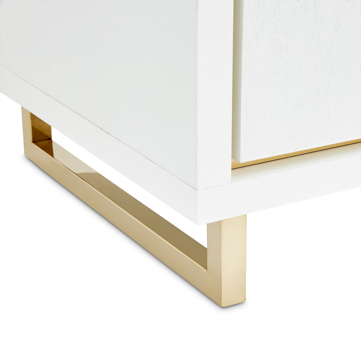 Palm Gate Nightstand Cloud White