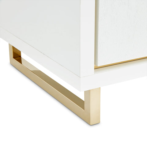 Palm Gate Nightstand Cloud White