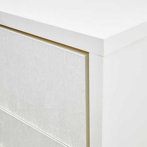 Palm Gate 6 Drawer Chest Cloud White