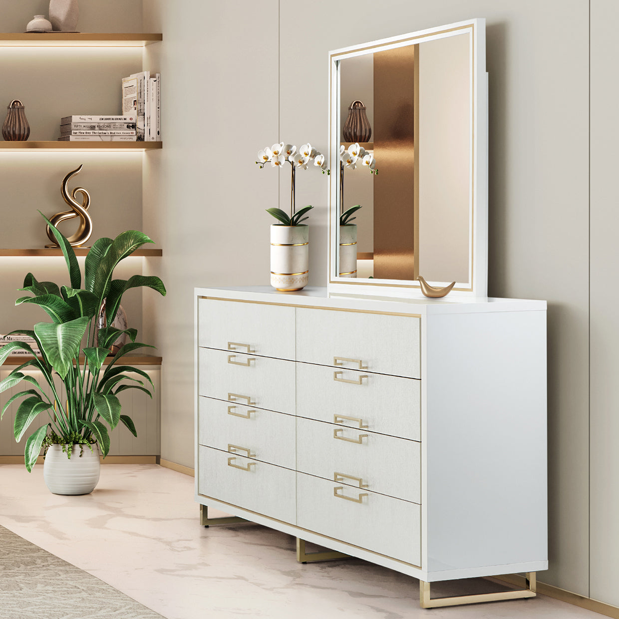 Palm Gate Wall Mirror