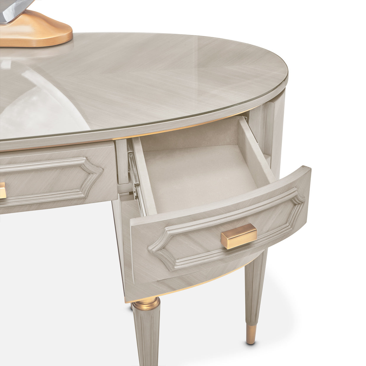 St.Charles Vanity/ Writing Desk Dove Gray