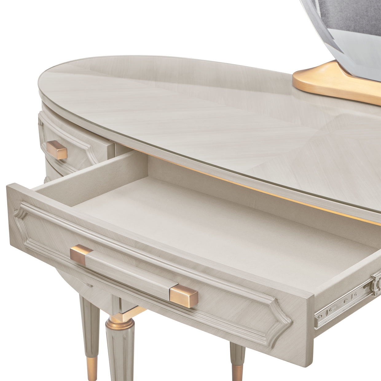 St.Charles Vanity/ Writing Desk Dove Gray