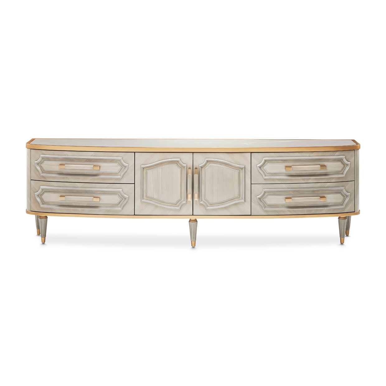 St.Charles Media Cabinet Dove Gray