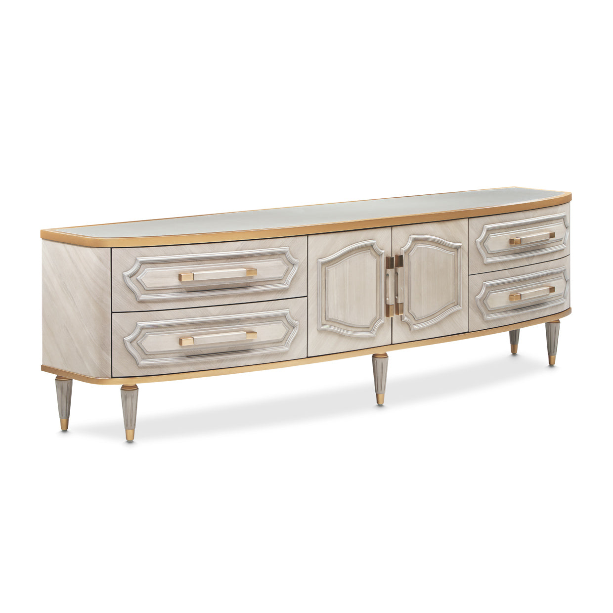 St.Charles Media Cabinet Dove Gray