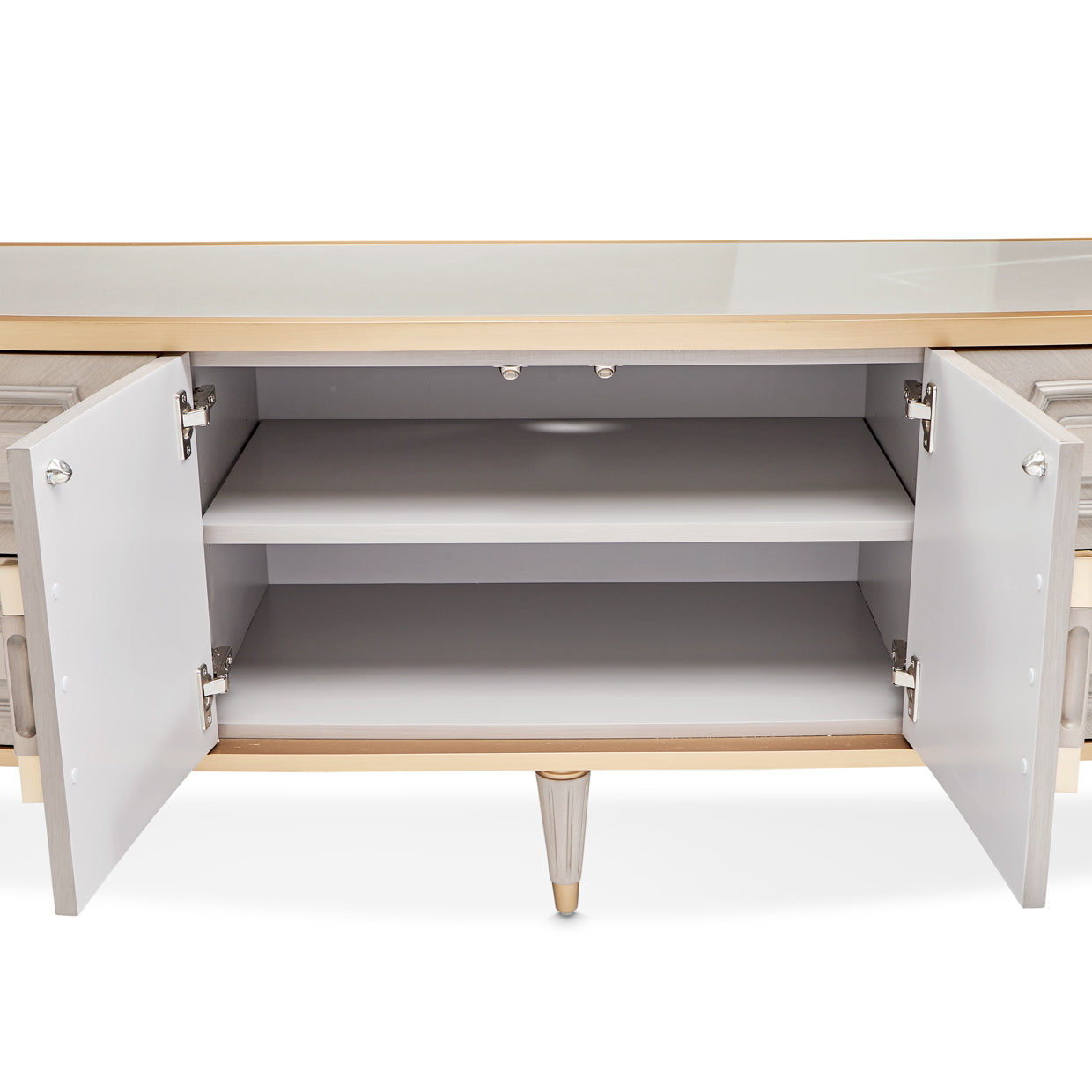 St.Charles Media Cabinet Dove Gray