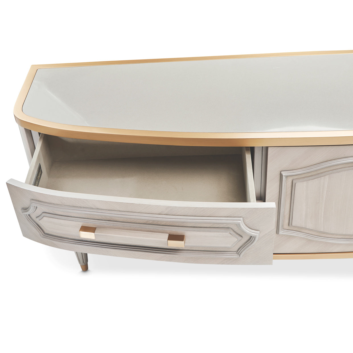 St.Charles Media Cabinet Dove Gray
