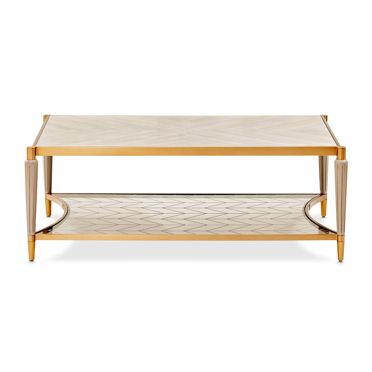 St. Charles Recto Cocktail Table Dove Gray