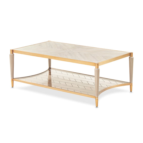 St. Charles Recto Cocktail Table Dove Gray