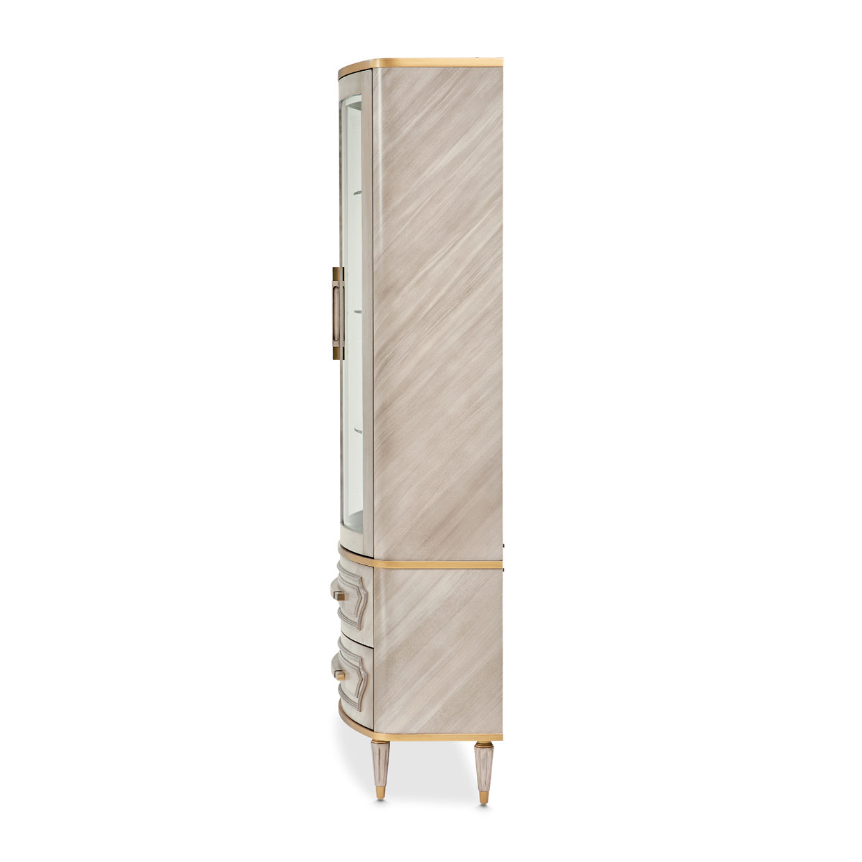 St. Charles Display Cabinet 2pc