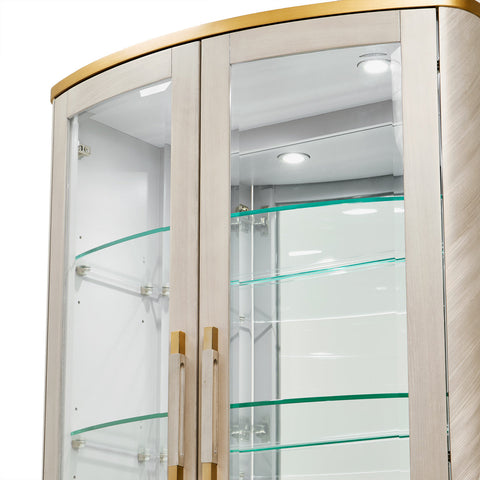 St. Charles Display Cabinet 2pc
