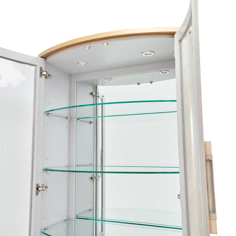 St. Charles Display Cabinet 2pc