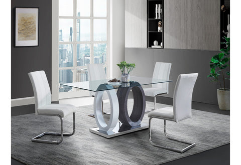 D1628DT + Chair WHITE