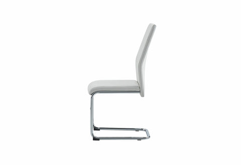 D219DT Dining Table + Chair WHITE