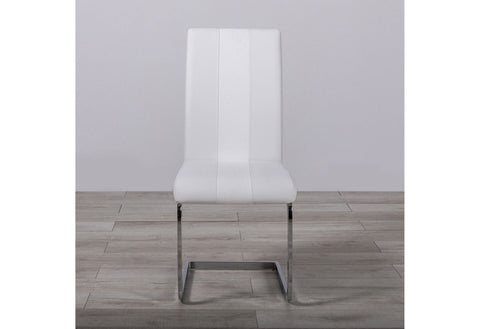 D219DT Dining Table + Chair WHITE