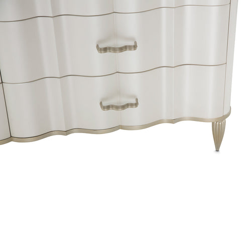 London Place Storage Console- Dresser w/Mirror 2 pc