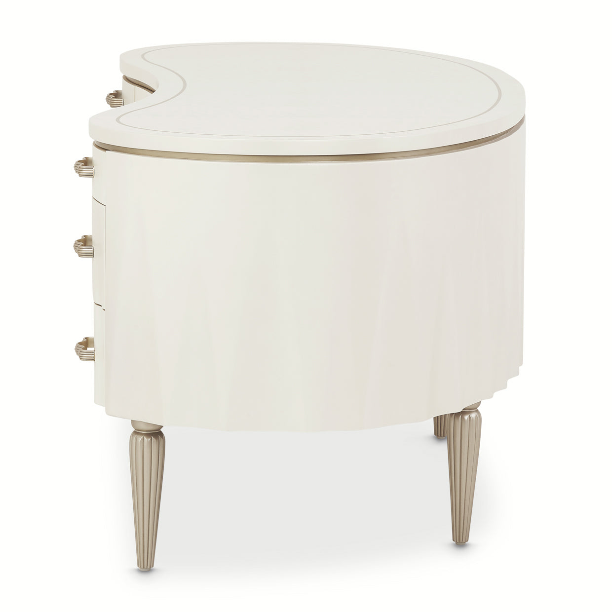 London Place Desk Creamy Pearl