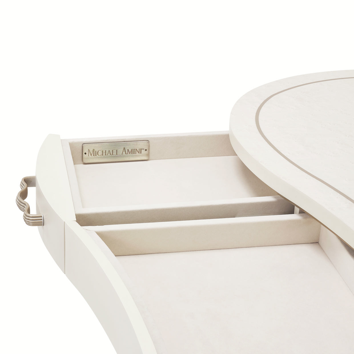 London Place Desk Creamy Pearl
