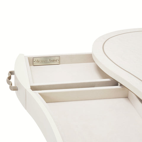 London Place Desk Creamy Pearl