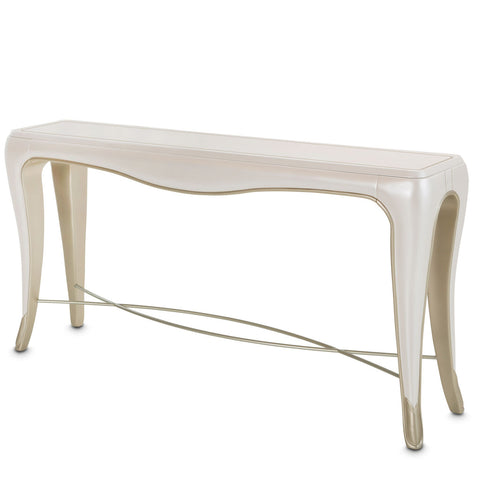 London Place Console Table Creamy Pearl