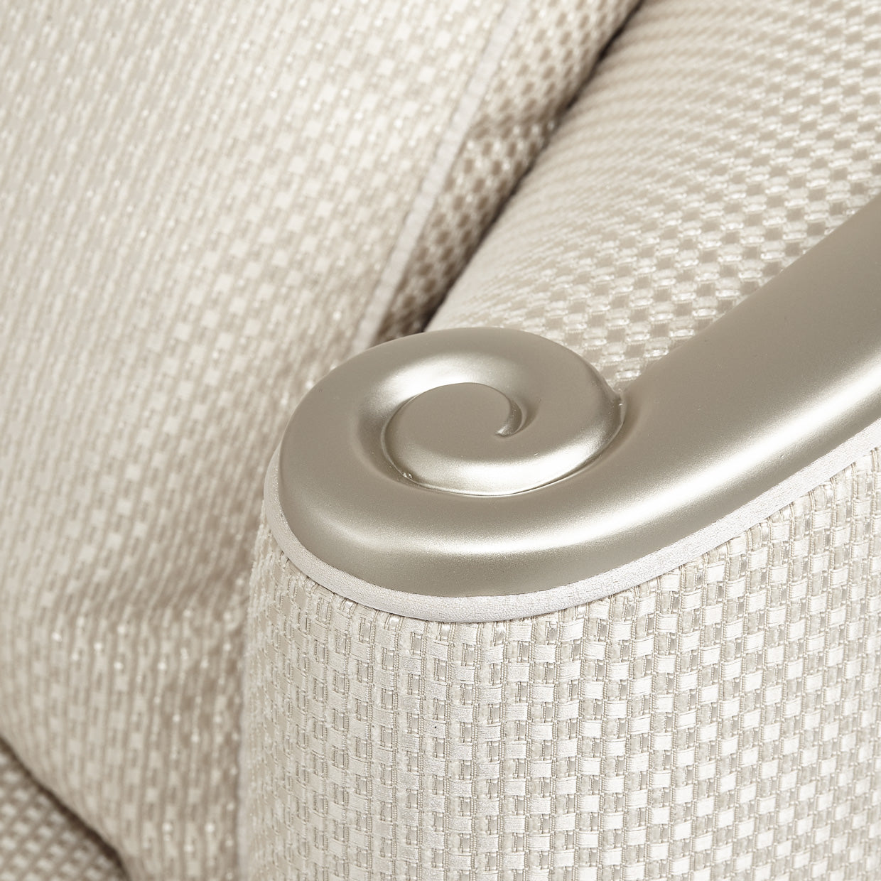 London Place Loveseat Light Champagne