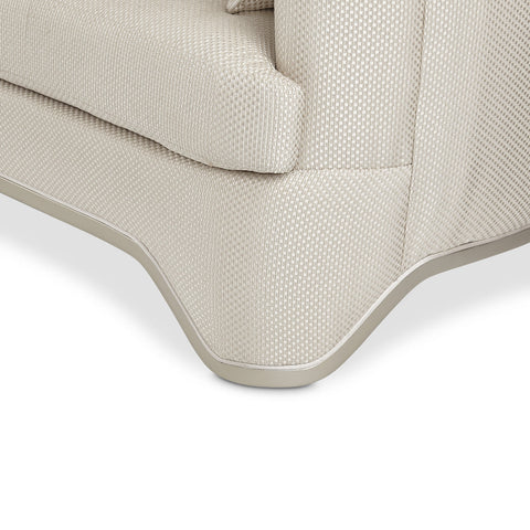 London Place Loveseat Light Champagne