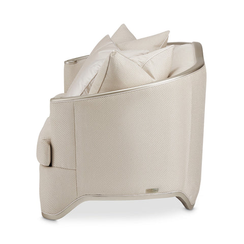 London Place Loveseat Light Champagne