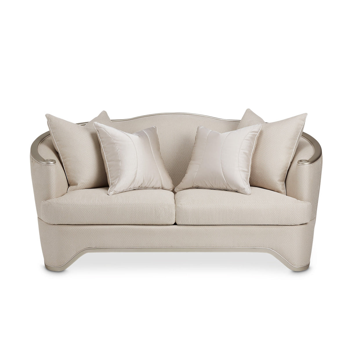 London Place Loveseat Light Champagne