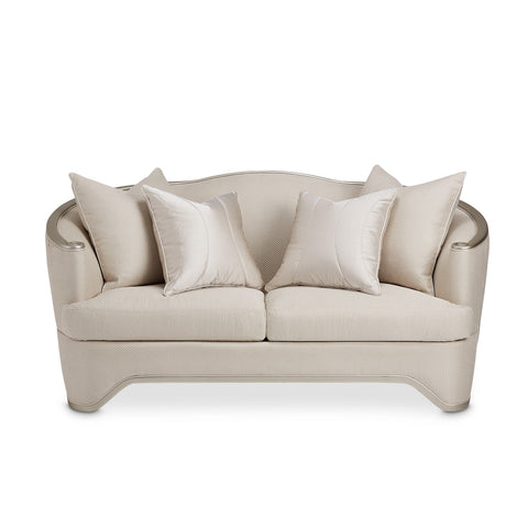 London Place Loveseat Light Champagne