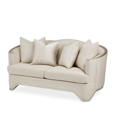 London Place Loveseat Light Champagne