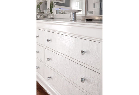 POMPEI METALLIC WHITE WITH LED
