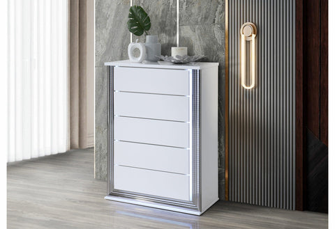 YLIME SMOOTH WHITE KING Bedroom Set
