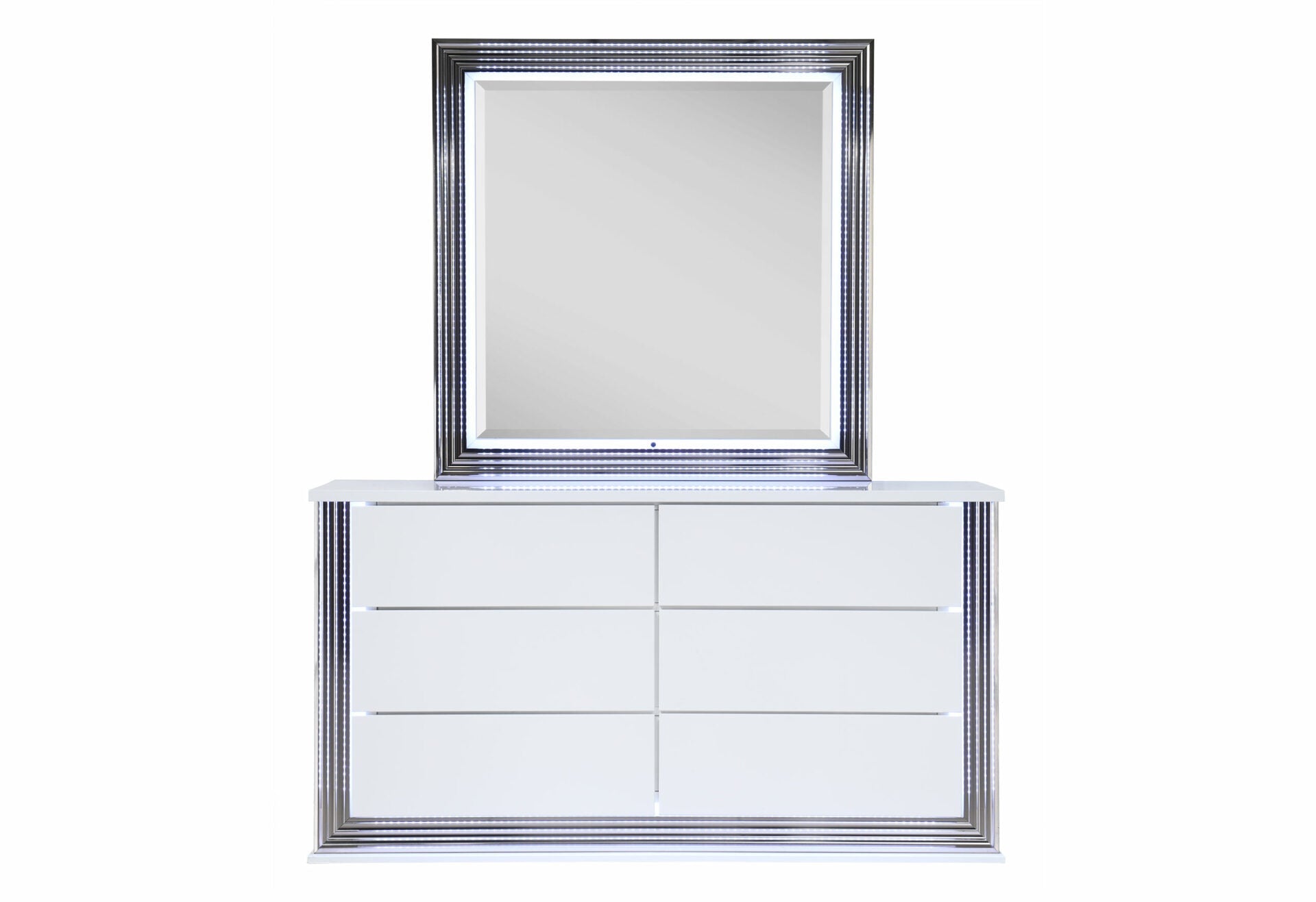 YLIME SMOOTH WHITE KING Bedroom Set