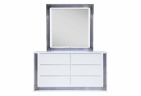 YLIME SMOOTH WHITE KING Bedroom Set