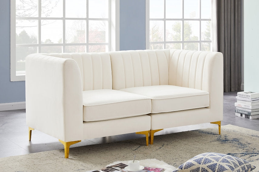 Alina Velvet Modular Sofa l
