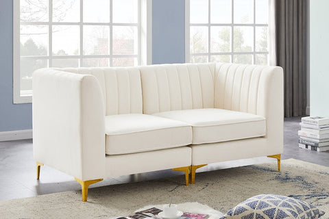 Alina Velvet Modular Sofa l