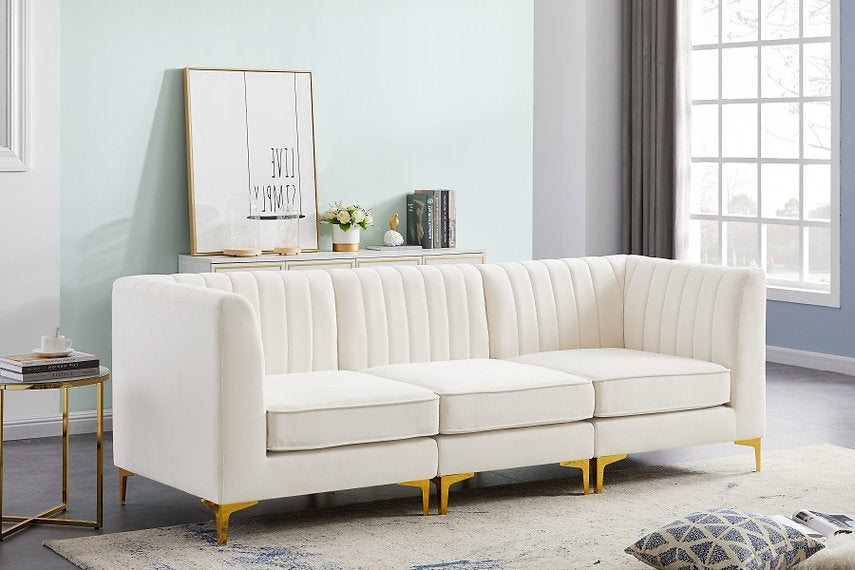 Alina Velvet Modular Sofa