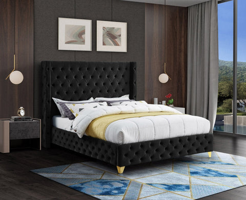 Savan Velvet Bed