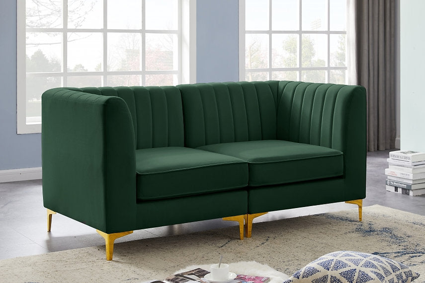Alina Velvet Modular Sofa l